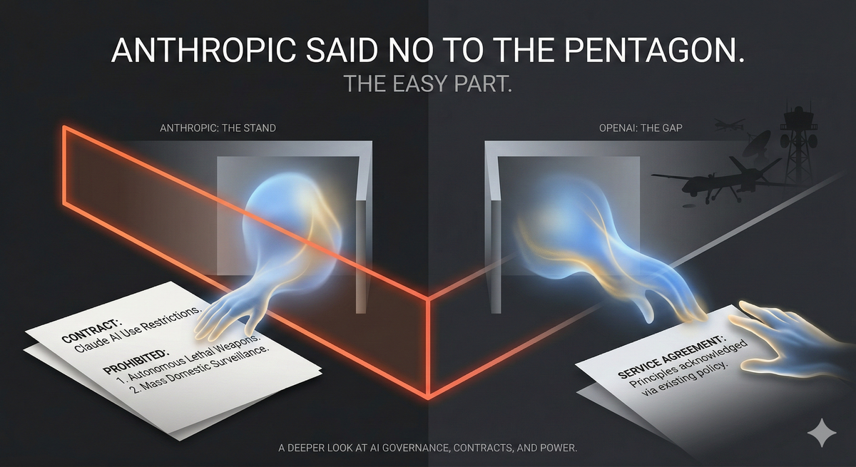 Anthropic Said No to the Pentagon. That's the Easy Part.